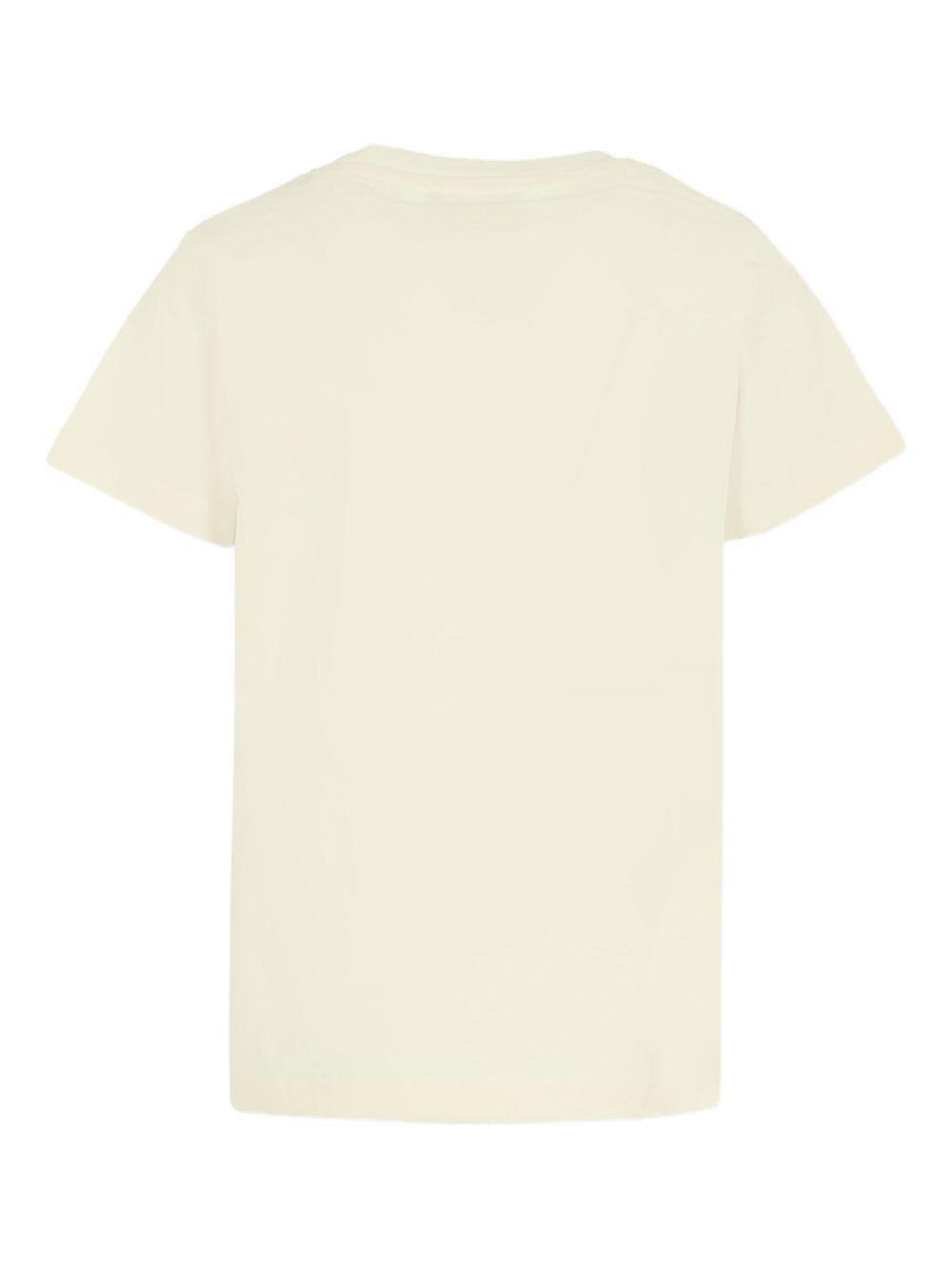 T-shirt bianco sporco per bambino TBA25003TS O-W Trussardi Kids 