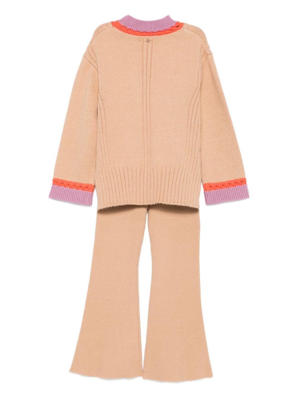 Completo marrone chiaro per bambina 5732 007 Abel & Lula 