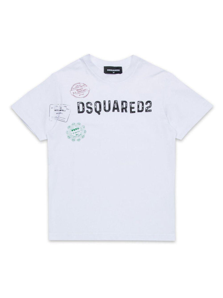 T-shirt bianca per bambino