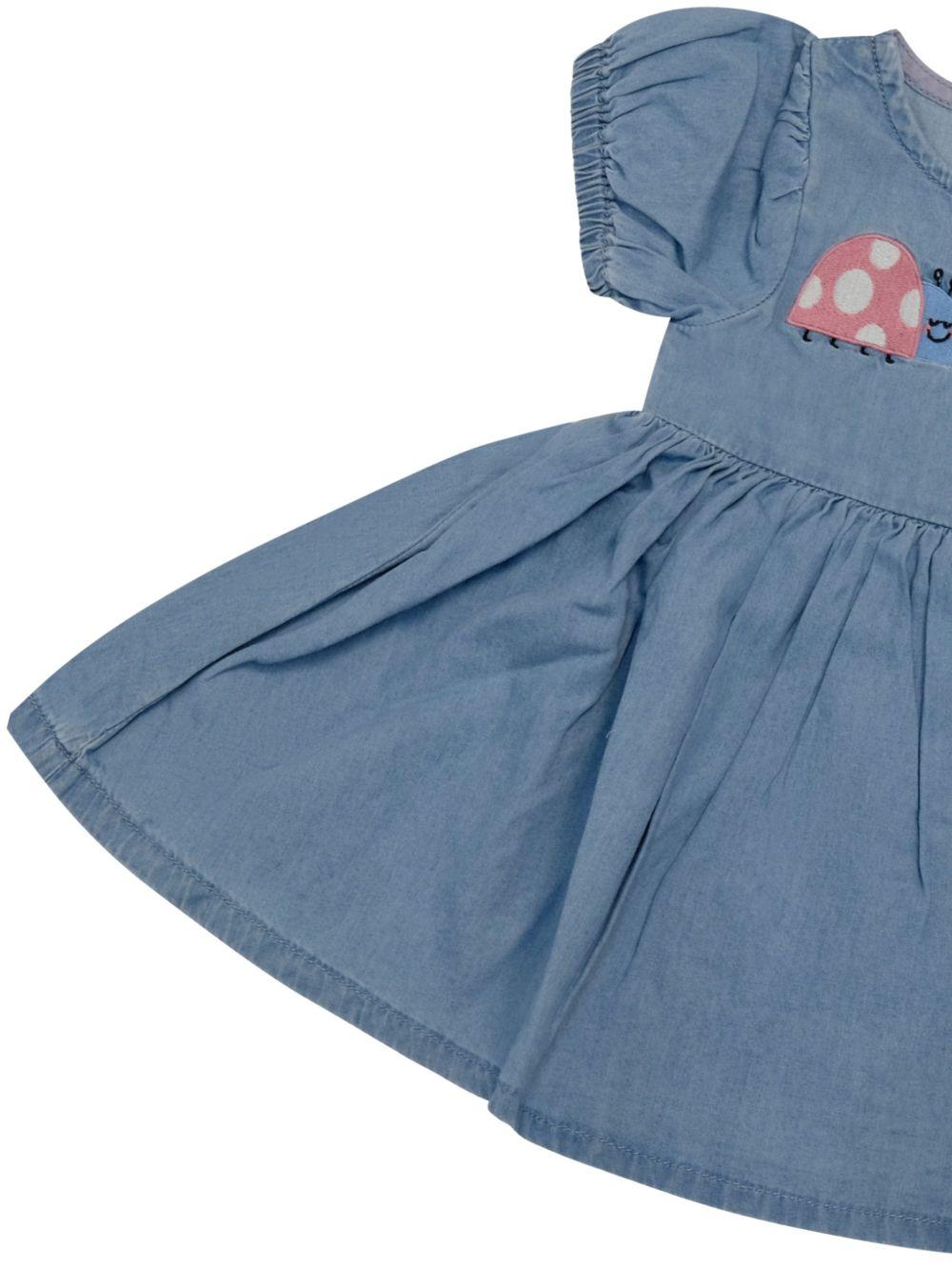 Abito blu per neonata TY1021Z0161 600 Stella McCartney Kids 