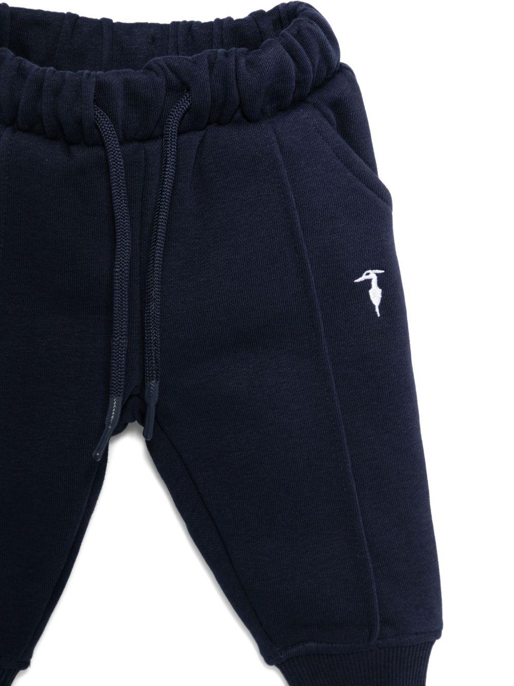 Completo sportivo blu navy per neonato TIA25019CF PEA Trussardi Kids 