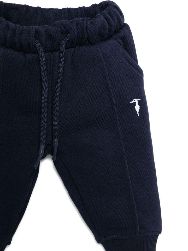 Completo sportivo blu navy per neonato TIA25019CF PEA Trussardi Kids 