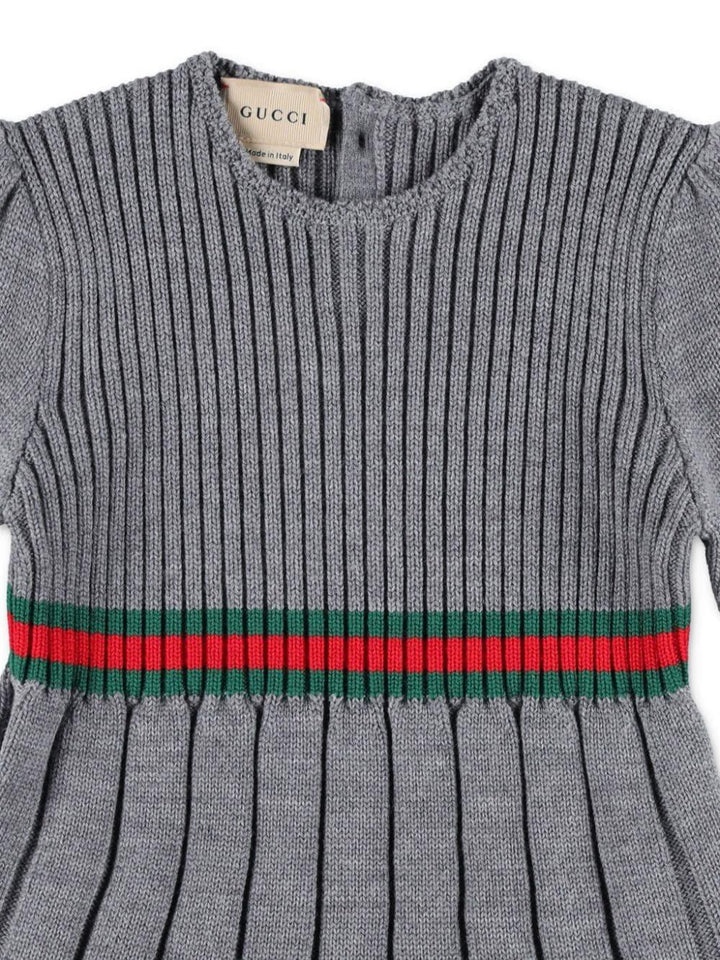 Abito grigio per bambina