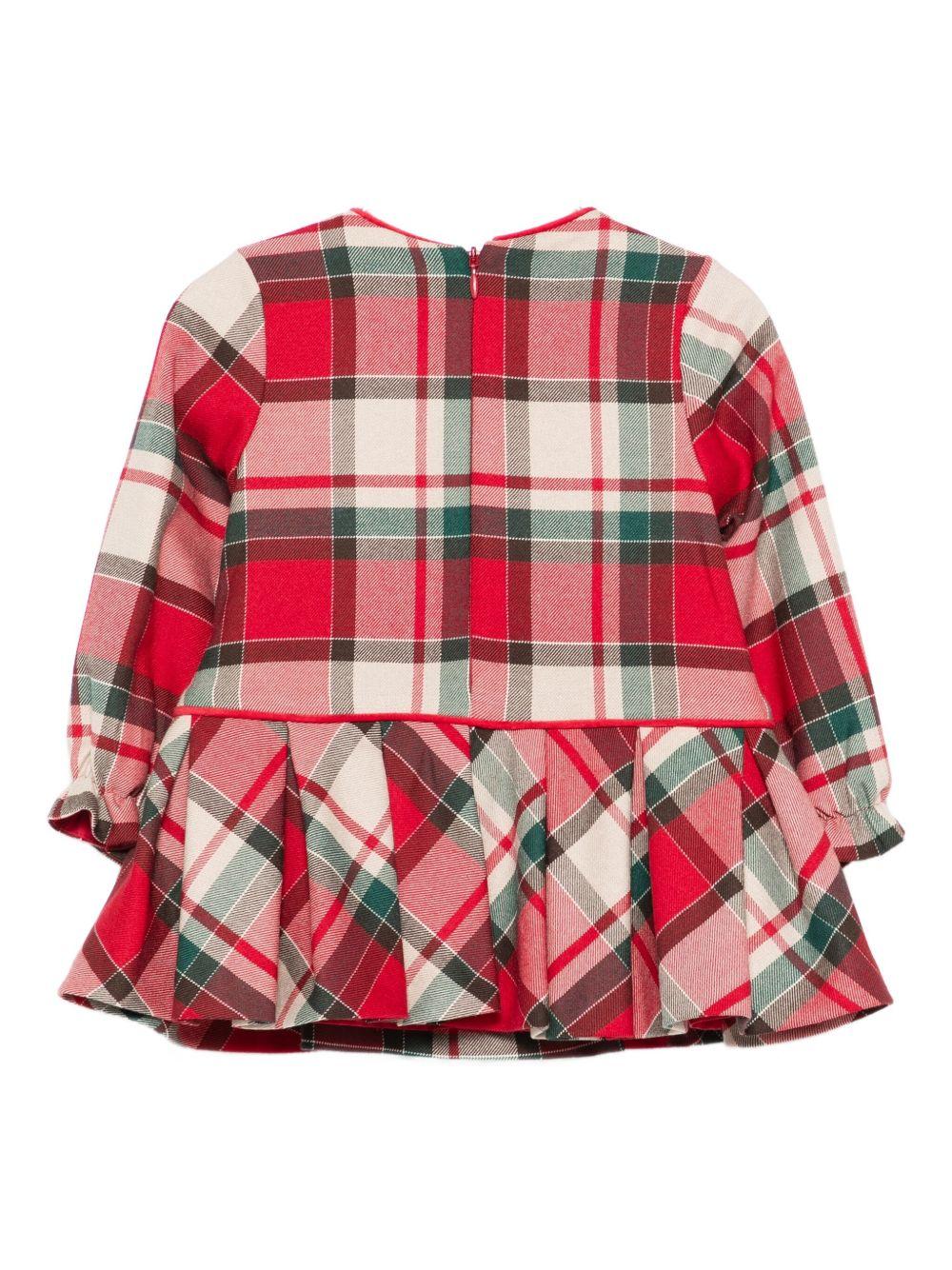 Abito rosso per neonata 5509 002 Abel & Lula 