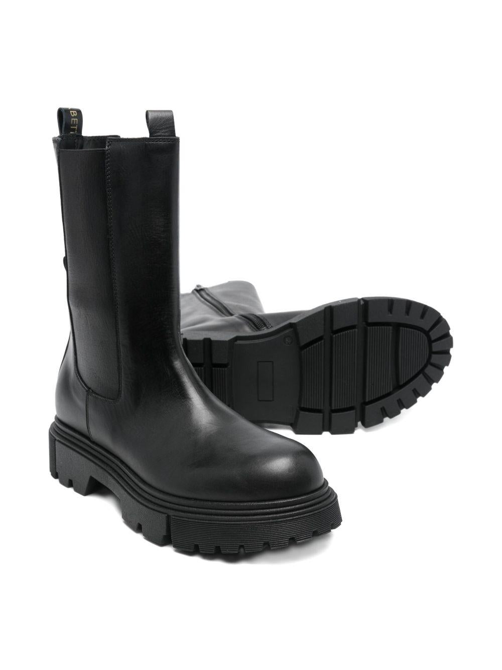 Stivale nero per bambina F4A5E04161251930 930 Elisabetta Franchi Kids 