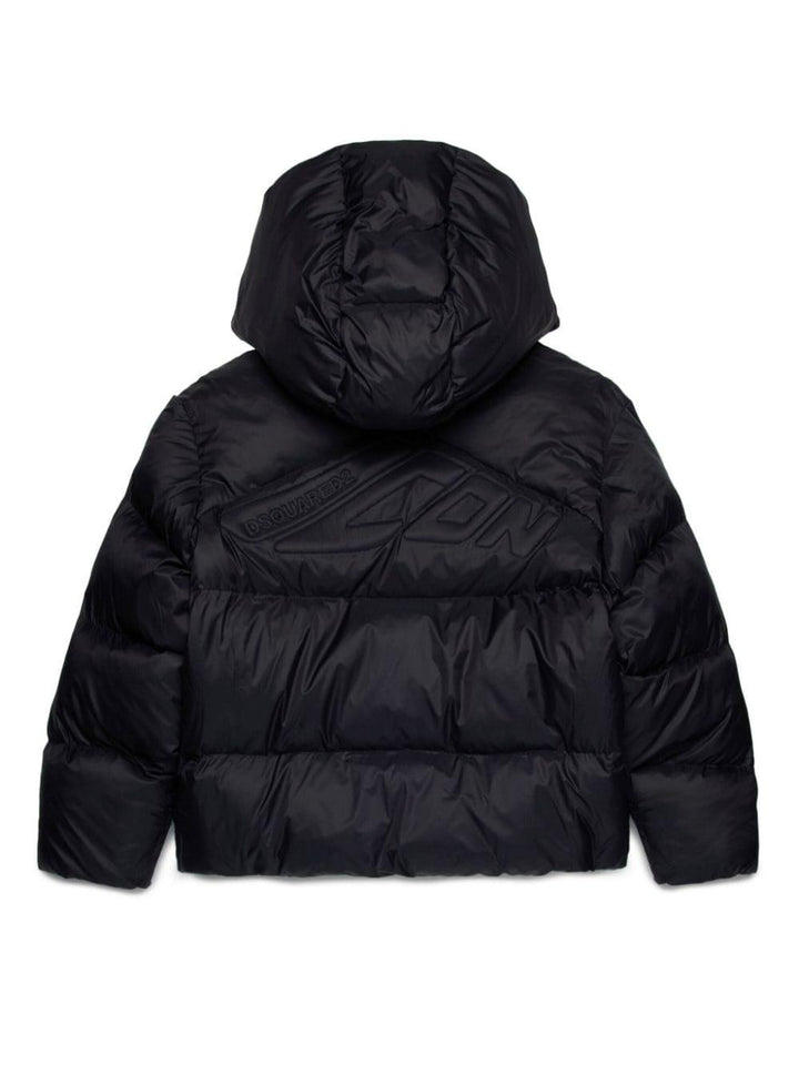 Giubbotto nero per bambino DQ2663D0ABC DQ900 Dsquared2 Kids 