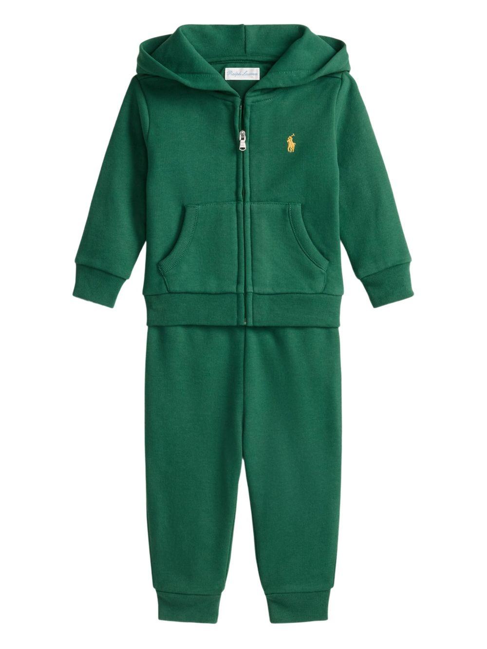 Completo sportivo verde per neonato 320879018 019 Ralph Lauren Kids 