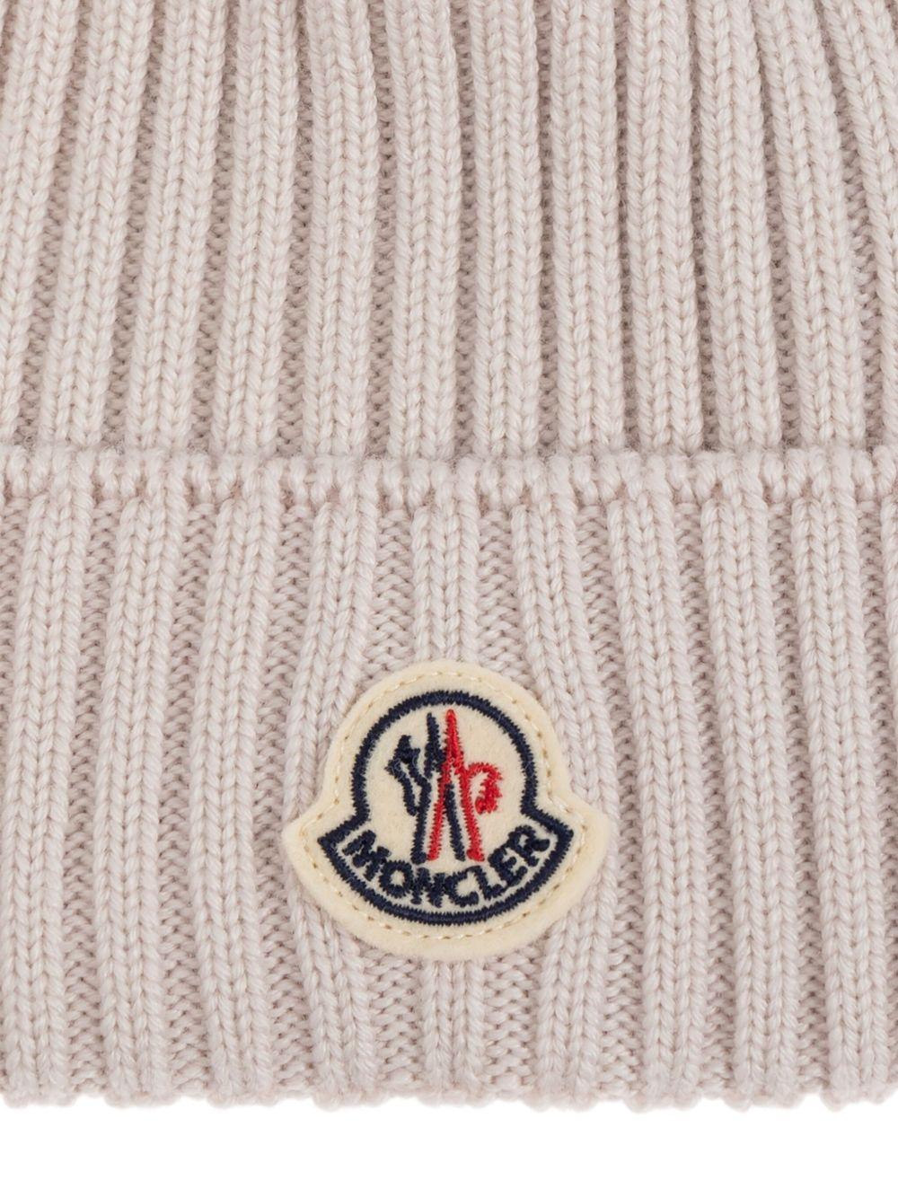 Cappello beige per bambino 9543B00011A9327 216 Moncler Kids 