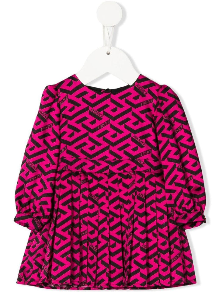 Fuchsia dress for baby girls