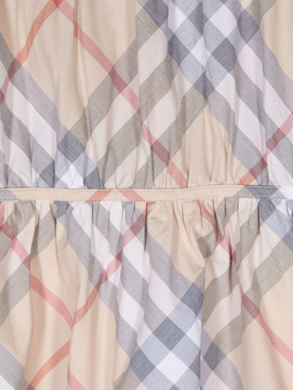 Abito beige/multicolore per bambina 8088681 A2205 Burberry Kids 