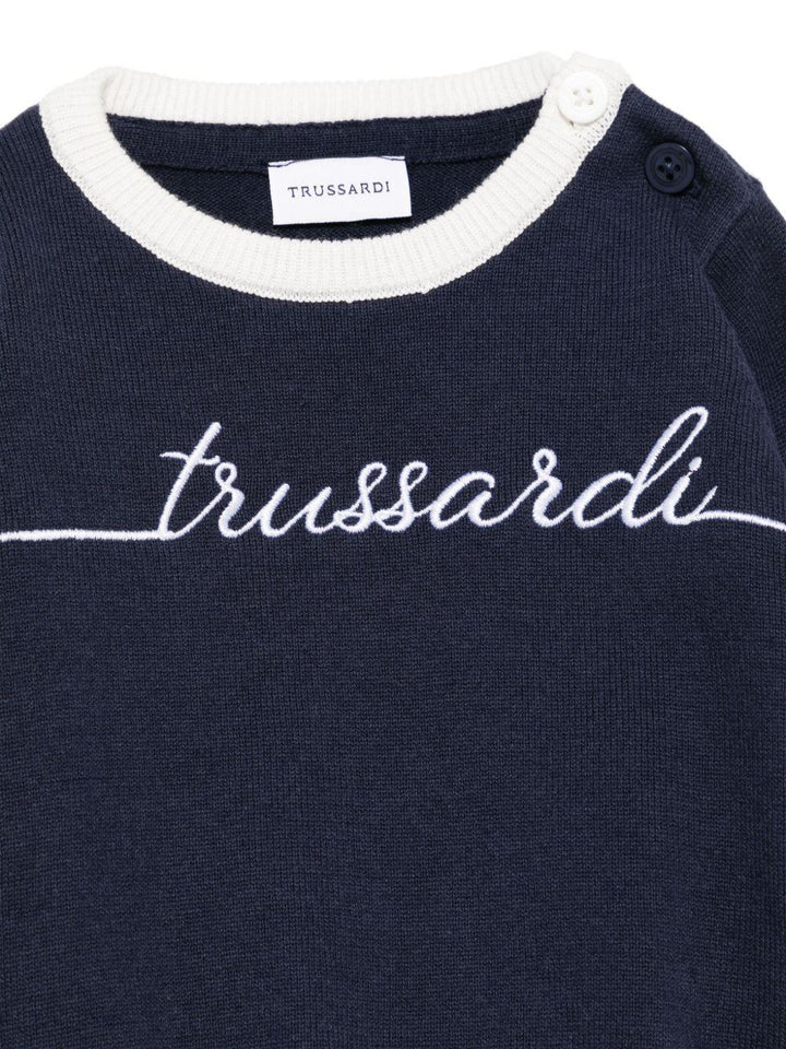 Maglione blu navy per neonato