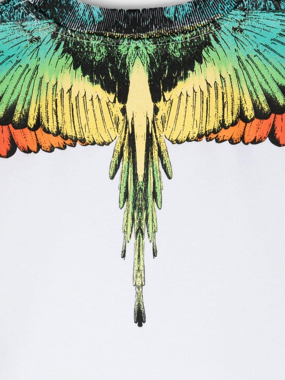 Felpa per bambino in cotone bianca CBBA001F24FLE001 0184 Marcelo Burlon Kids 