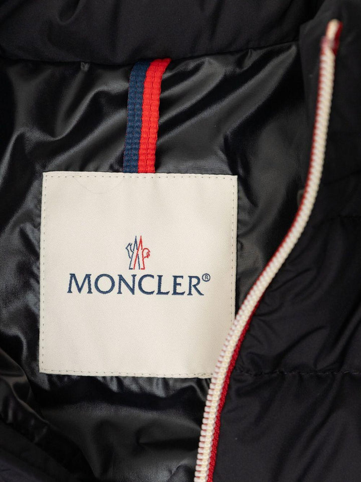 Giubbotto blu navy per bambino 9541A00009597YW 778 Moncler Kids 