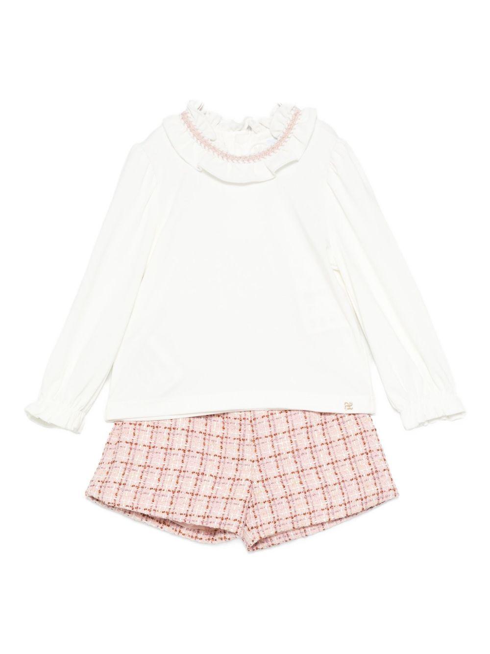 Completo bianco/rosa per bambina 5710 008 Abel & Lula 