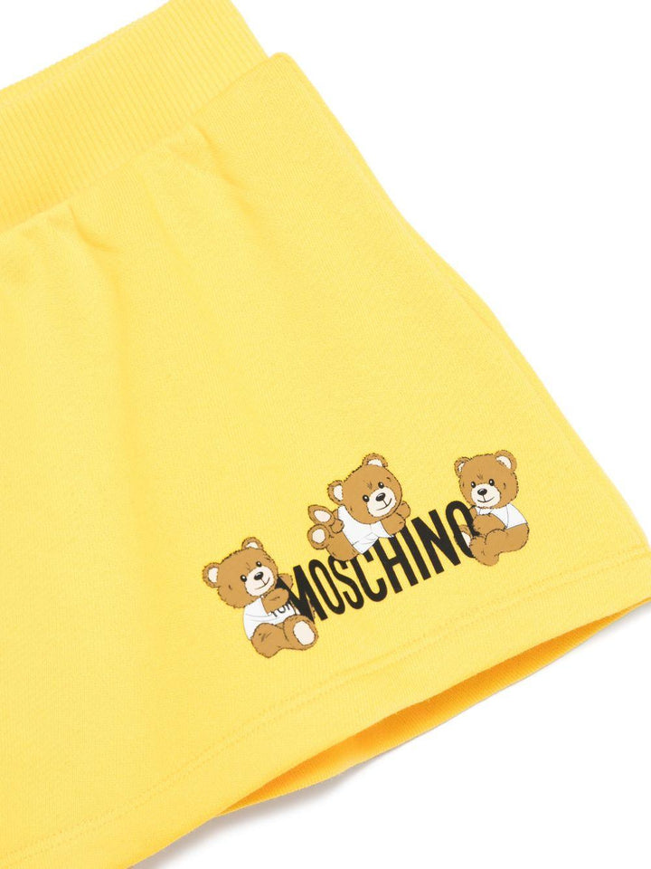 Completo sportivo giallo/bianco per neonata