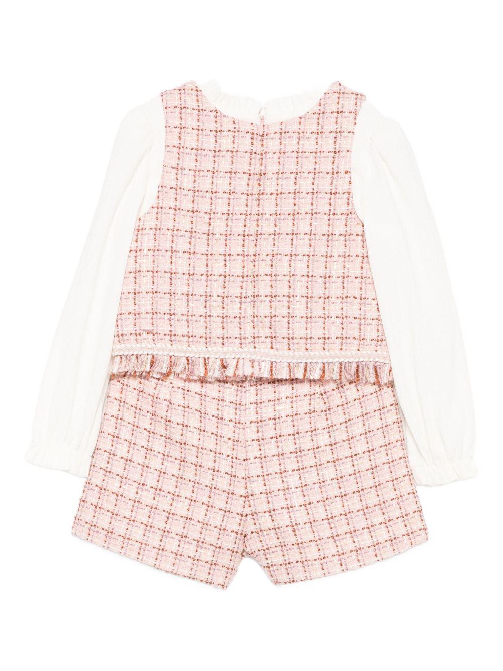 Completo rosa/bianco per bambina 5727 008 Abel & Lula 