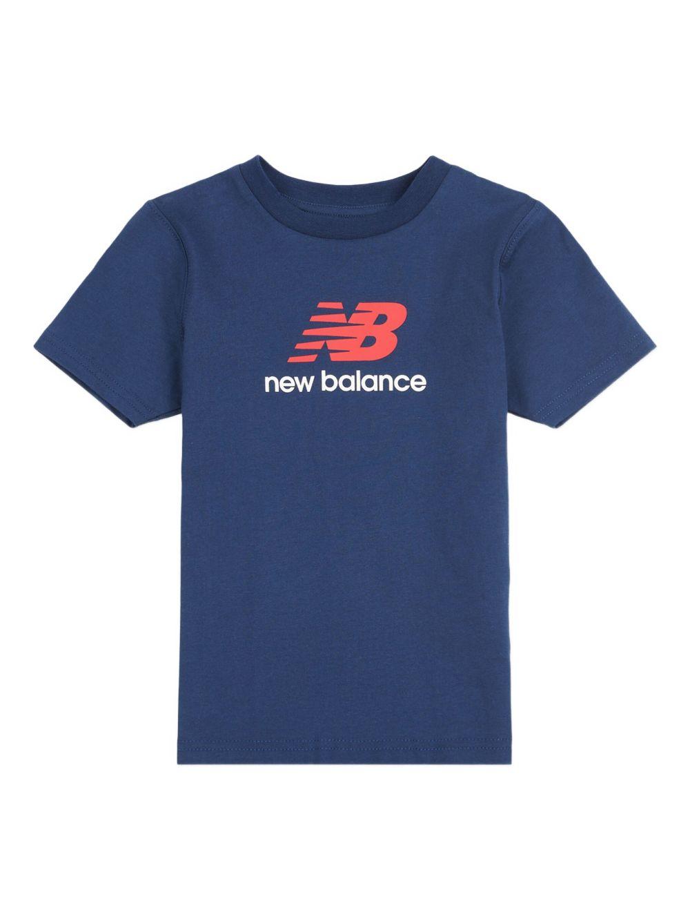 T-shirt blu per bambino LAKB0297 NNY New Balance Kids 