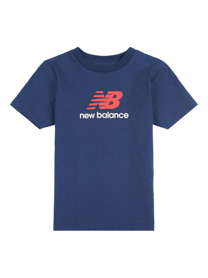 T-shirt blu per bambino LAKB0297 NNY New Balance Kids 