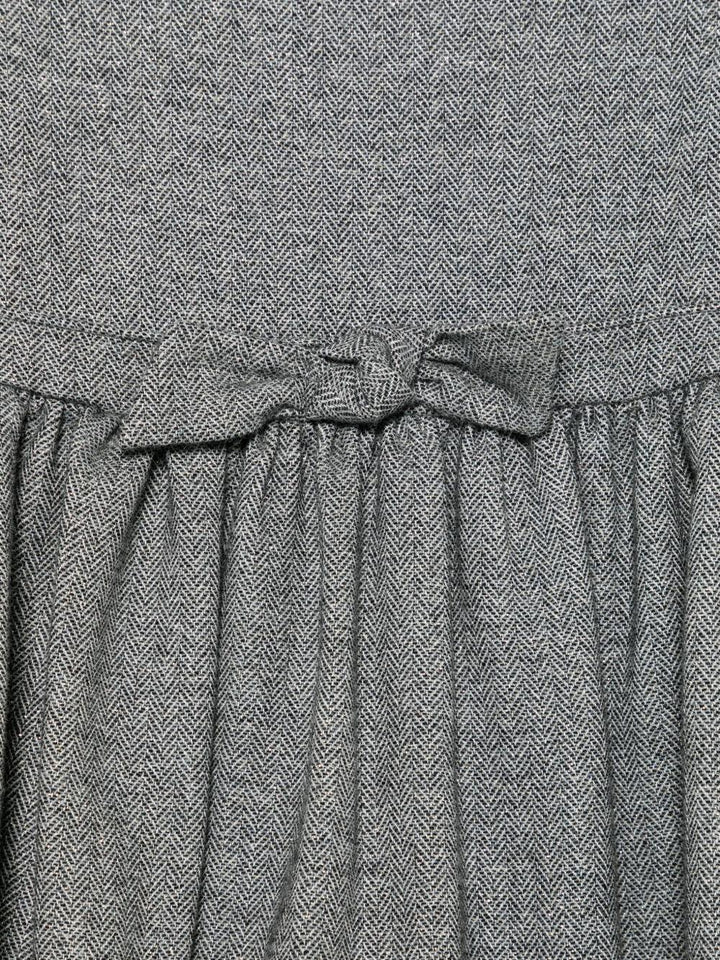 Abito grigio per bambina A25GVM0002W0065K 090 Il Gufo 