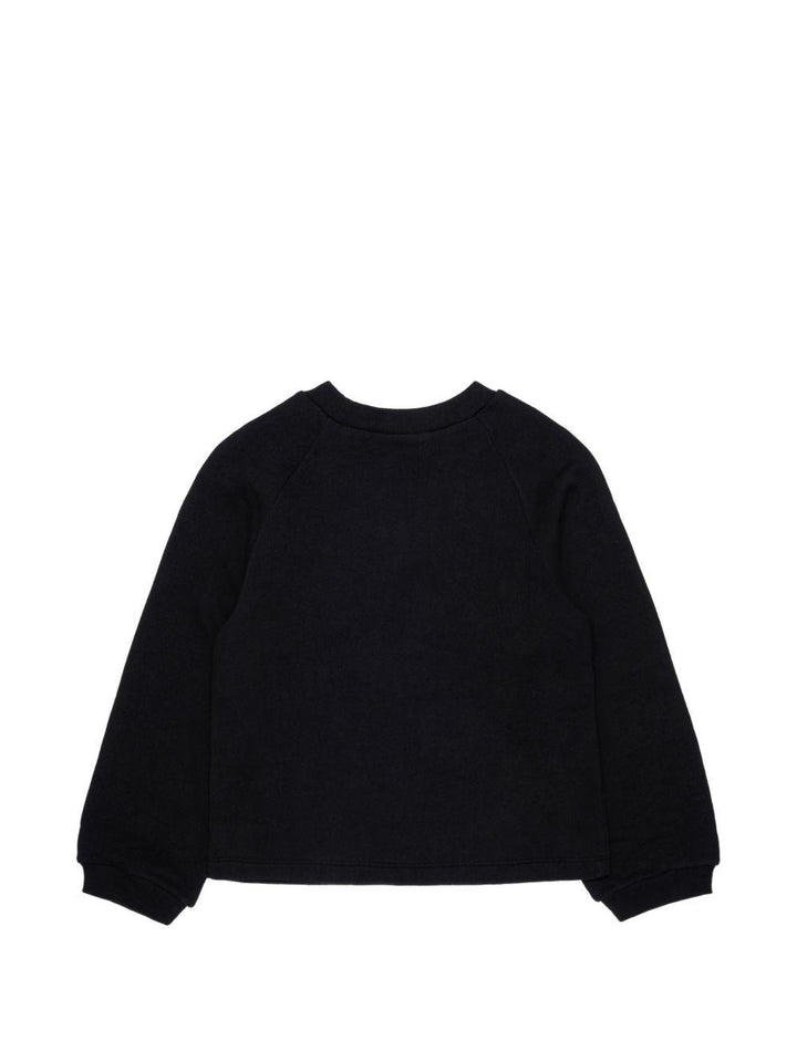 Felpa nera per bambina M02016M00SH 0M900 Marni Kids 