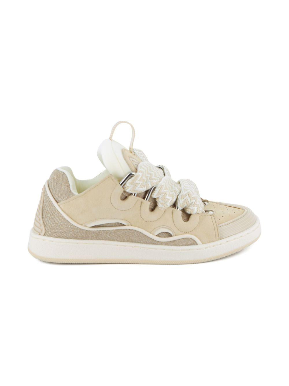 Sneakers beige per bambino N30329 P82 Lanvin Enfant 