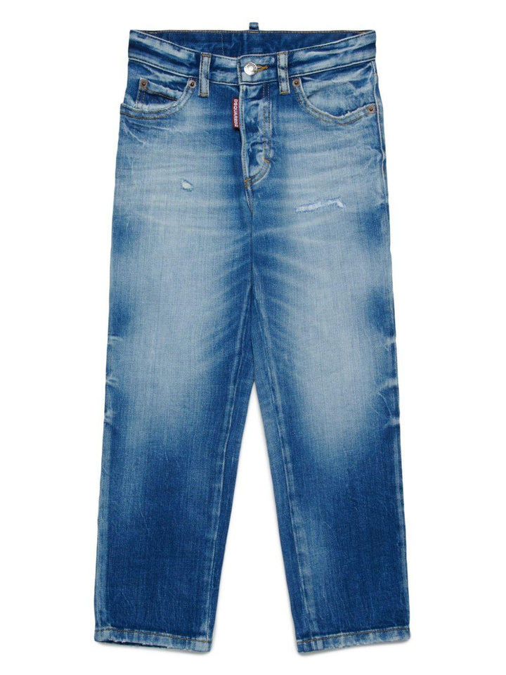 Jeans blu indaco per bambino