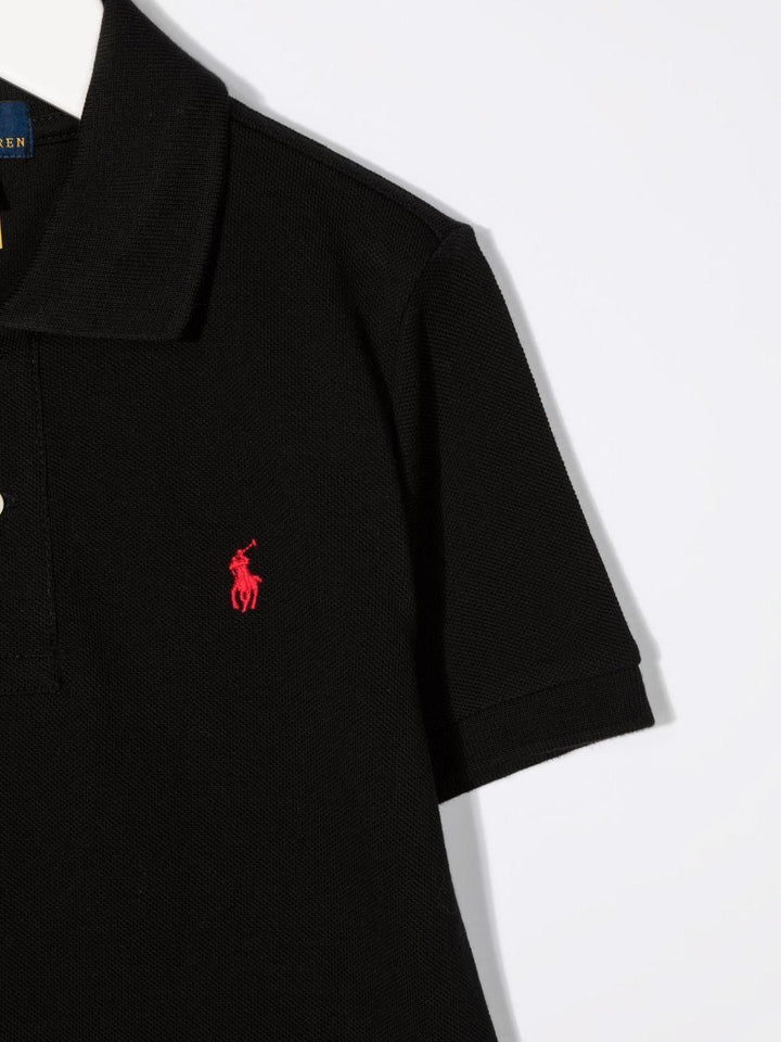 Polo nero per bambino 322603252 001 Ralph Lauren Kids 
