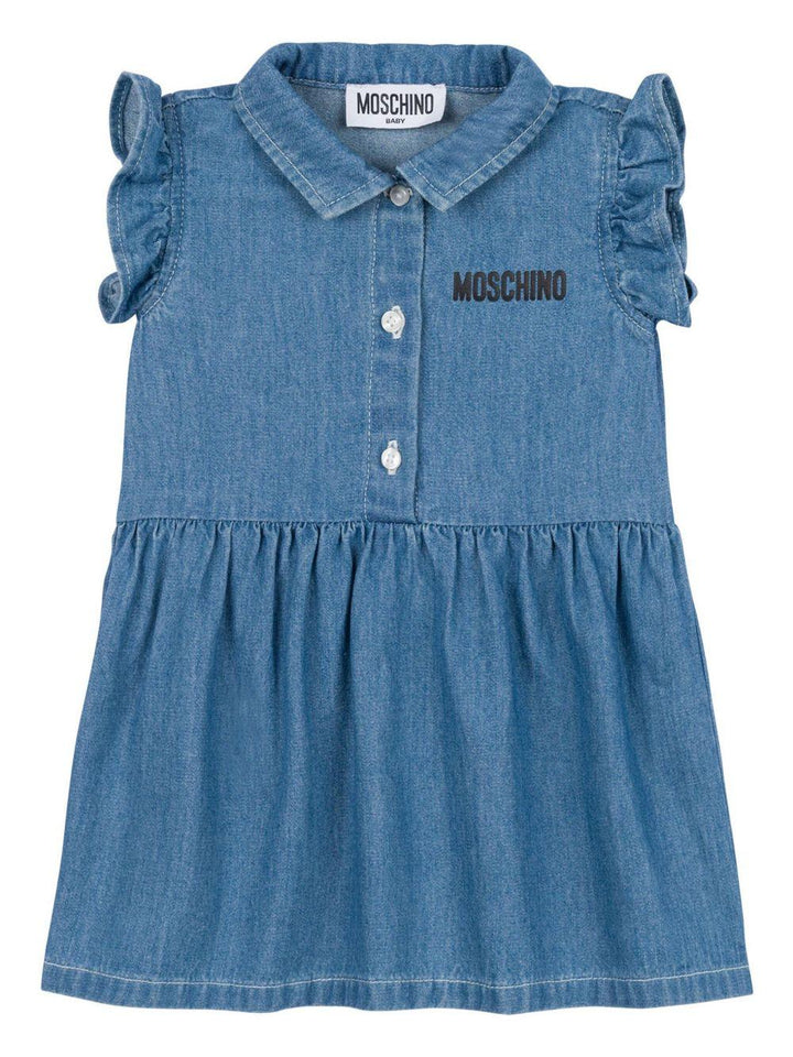 Abito blu indaco per neonata