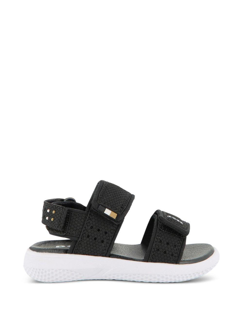 Sandali nere per bambino J52823 09B Boss Kids 