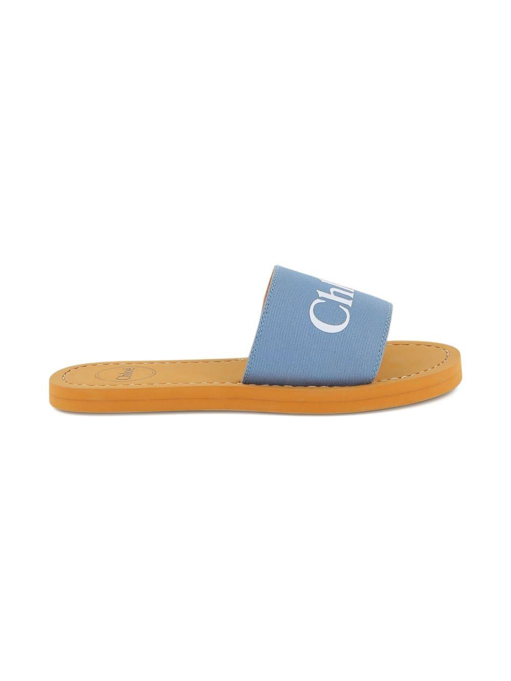 Ciabatta azzurra per bambina C20881 821 Chloe 