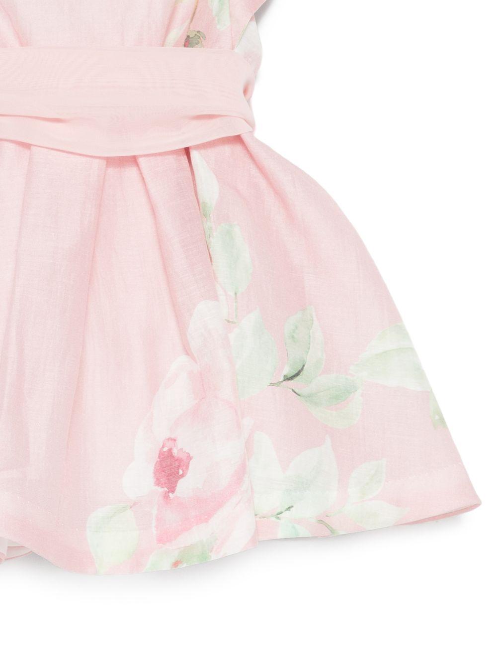 Abito rosa per neonata 5007 006 Abel & Lula 