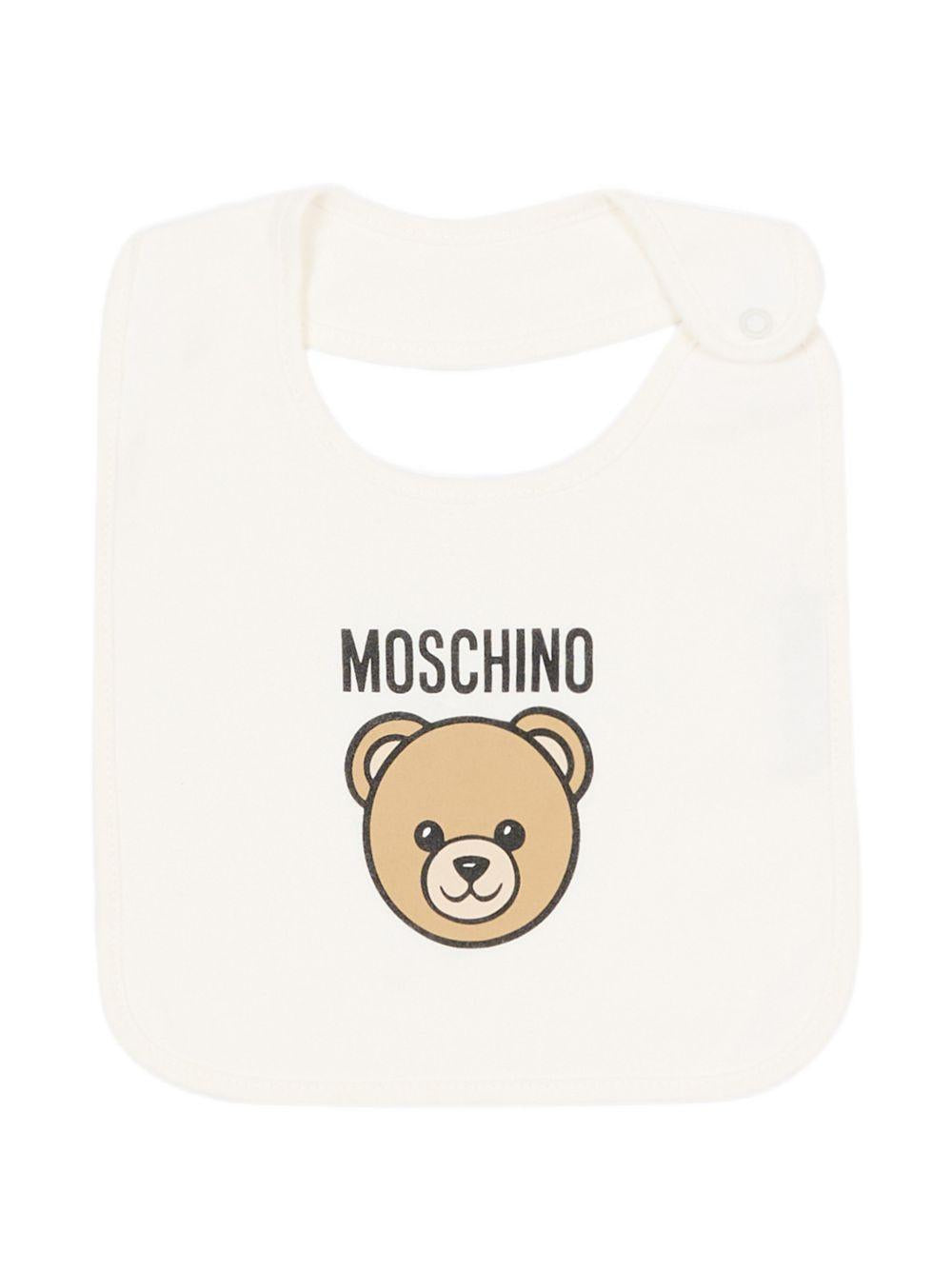 Tutina bianca per neonato MUY097LCA19 10063 Moschino Kids 