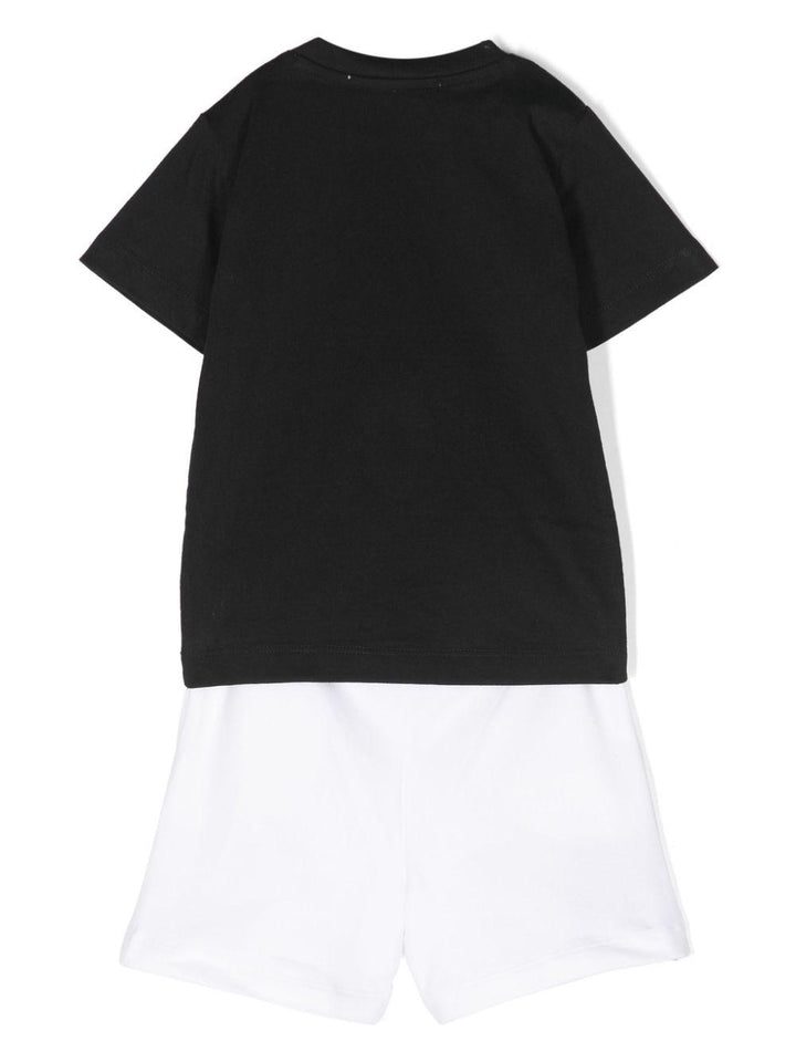 Black and white sports outfit for newborns