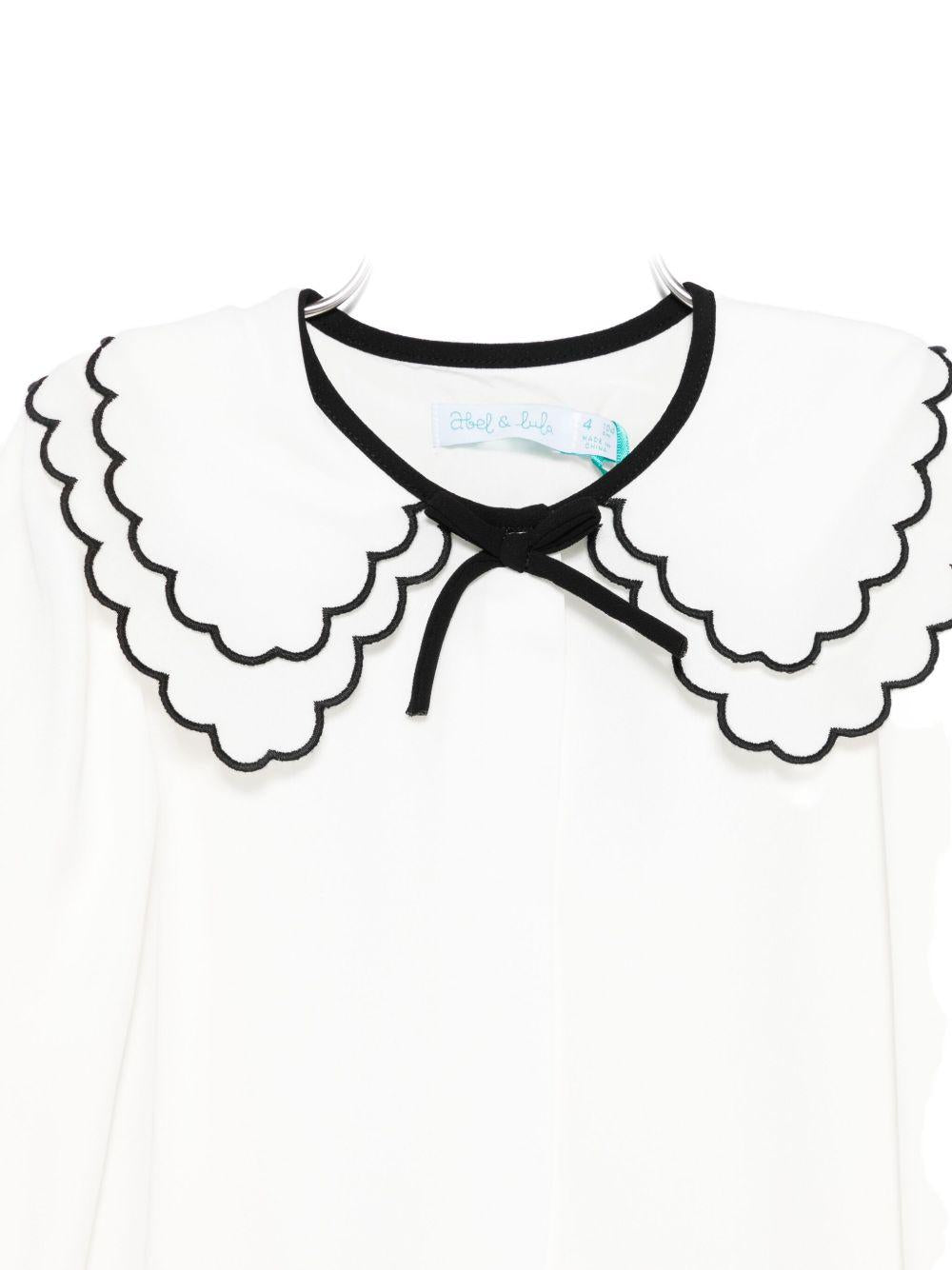 Top bianco per bambina 5612 003 Abel & Lula 