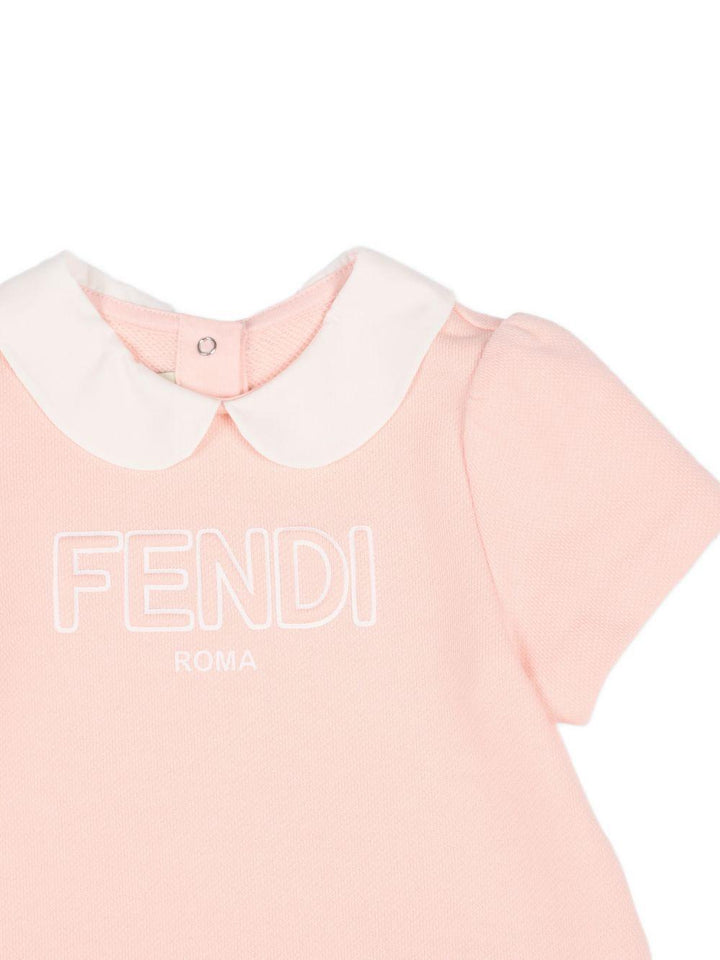 Abito rosa per neonata BFB5645V0 F1UL9 Fendi Kids 
