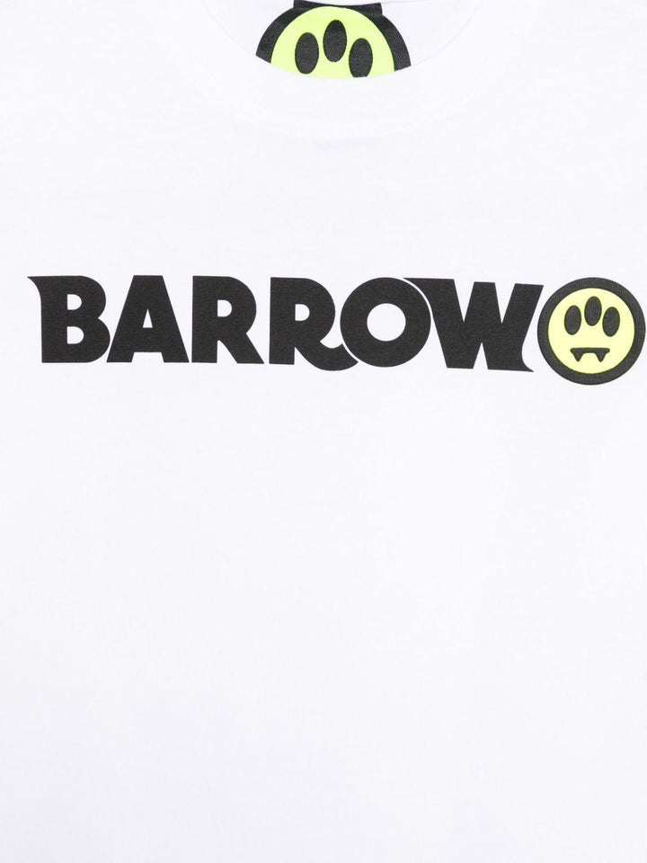 T-shirt bianco per bambino con logo