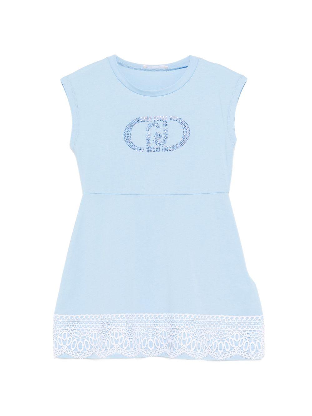 Abito azzurro per bambina KA6014JS003 C3864 Liu Jo 