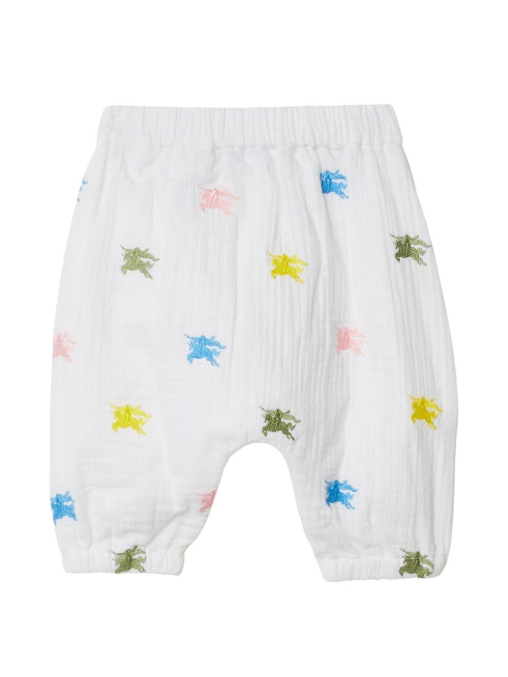 Completo bianco per neonato con logo 8078889 A5127 Burberry Kids 