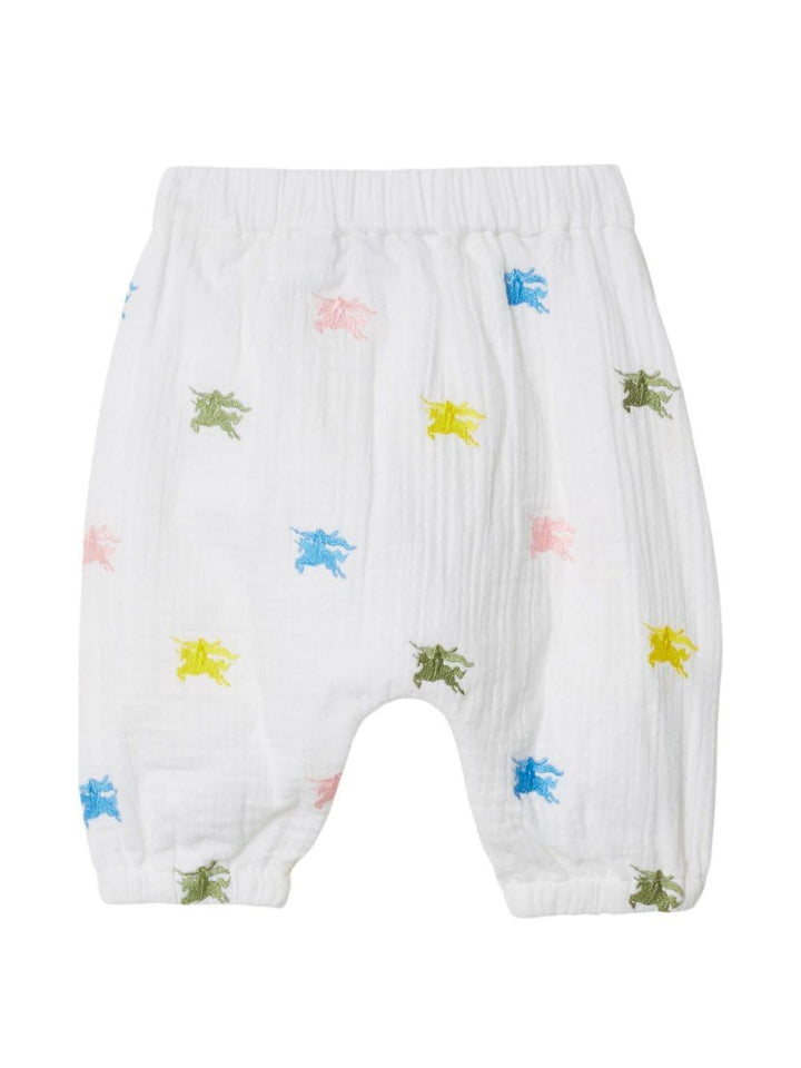 Completo bianco per neonato con logo 8078889 A5127 Burberry Kids 