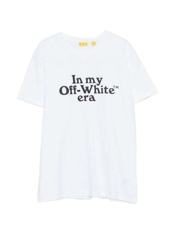 T-shirt bianca per bambino OBAA002S26JER007 1000 Off White Kids 