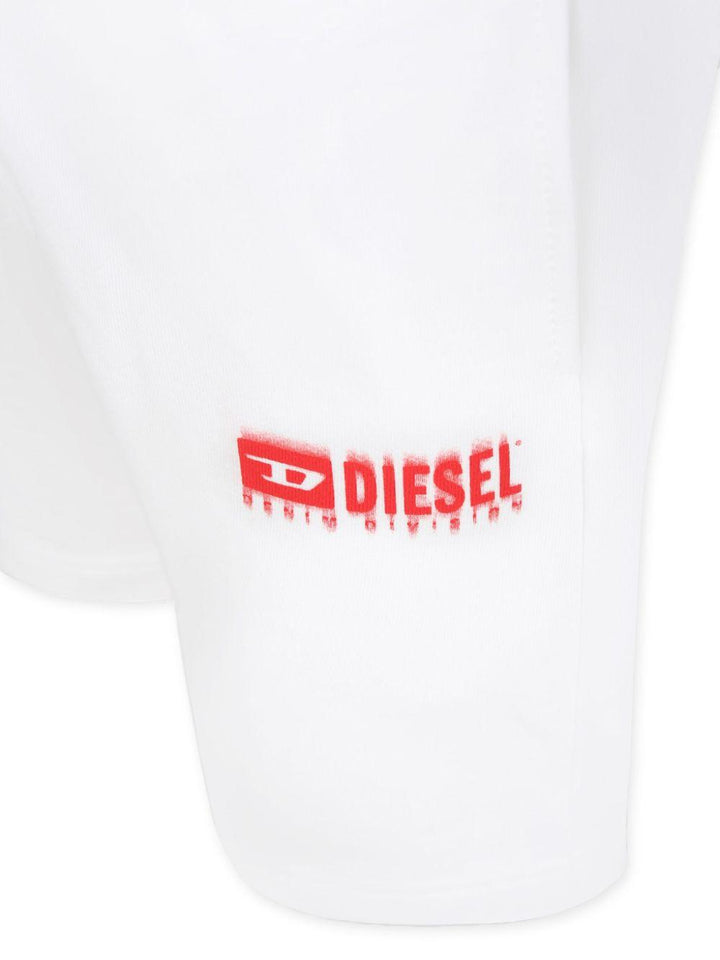White Bermuda with logo