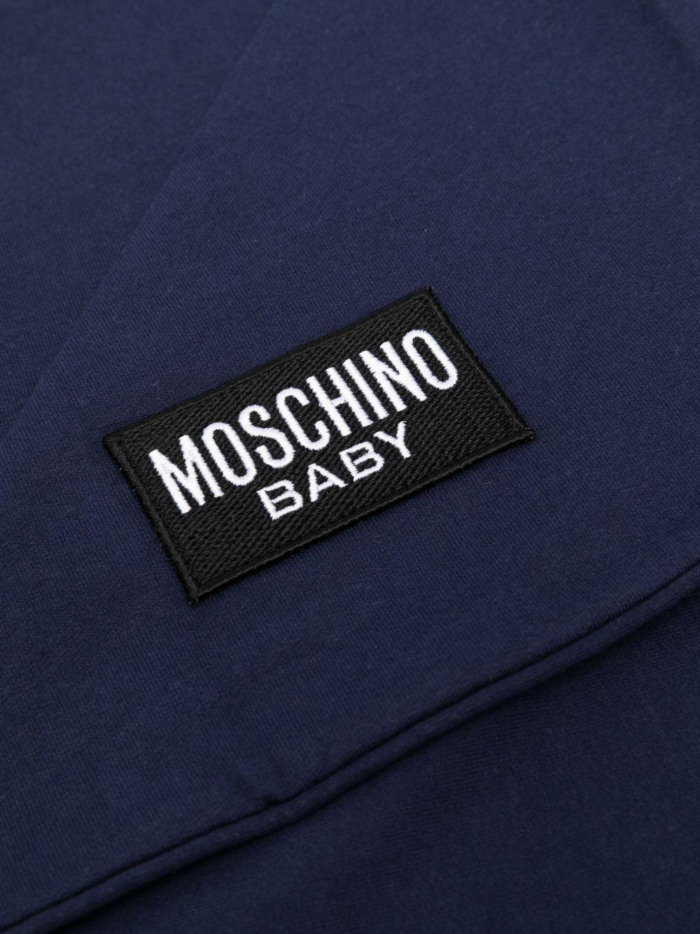 Coperta blu navy per neonato MQB00FLCA40 40016 Moschino Kids 