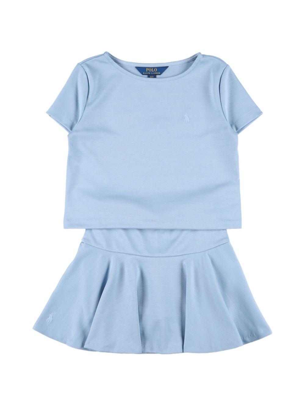 Completo celeste per bambina 313965215 501 Ralph Lauren Kids 