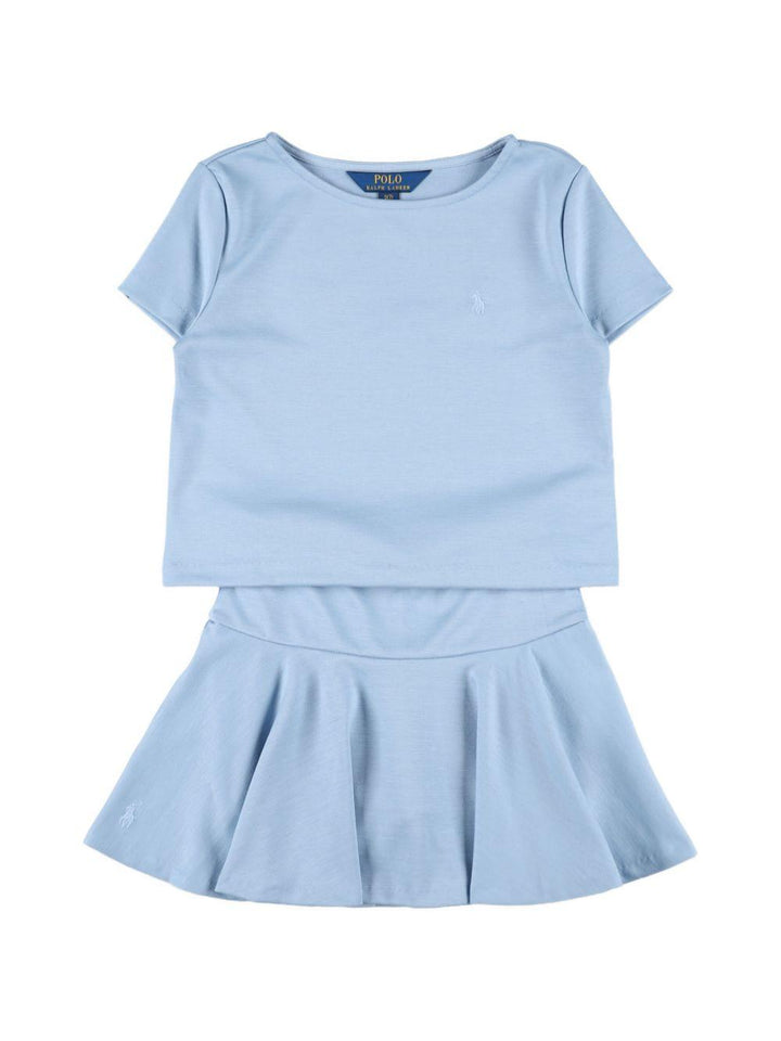 Completo celeste per bambina 313965215 501 Ralph Lauren Kids 