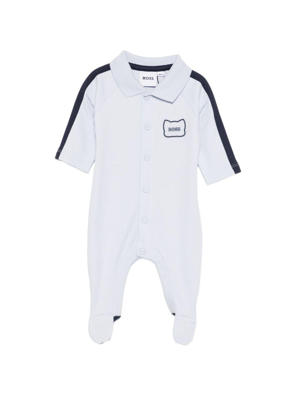 Tutina blu/celeste per neonato J53041 771 Boss Kids 
