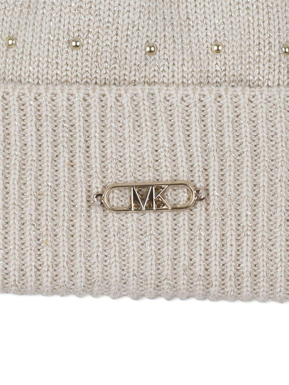 Berretto beige per bambina R30518 Z99 Michael Kors Kids 