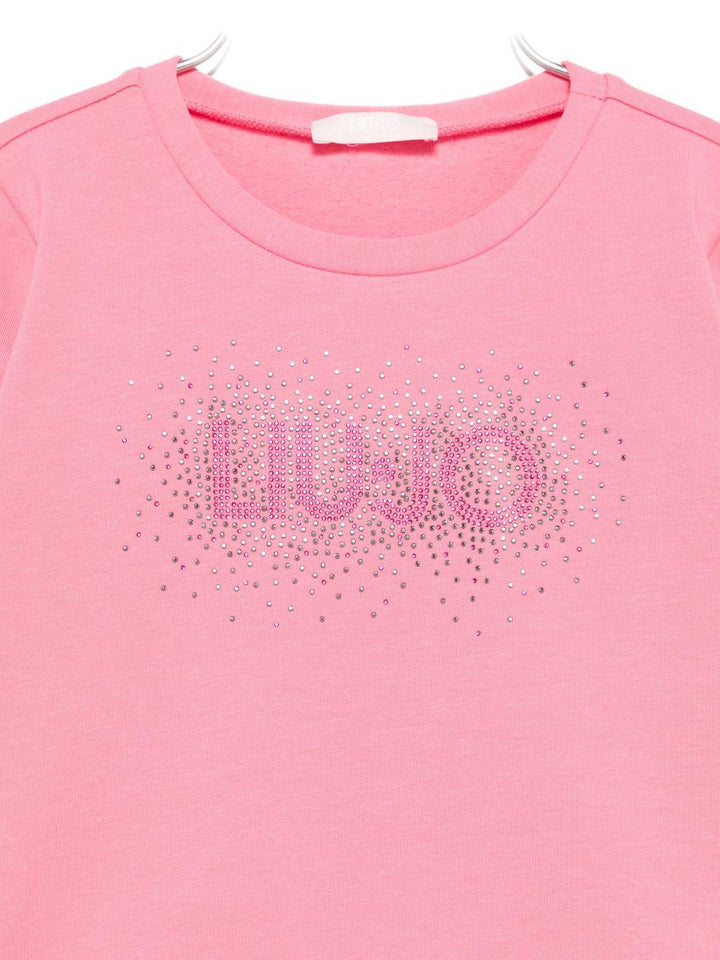 Felpa rosa per bambina KF5001F0724 61723 Liu Jo 