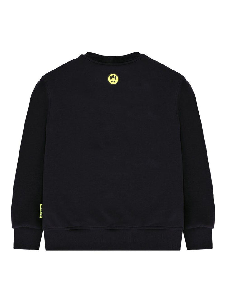 Felpa nera per bambino F5BKJUSW239 110 Barrow Kids 