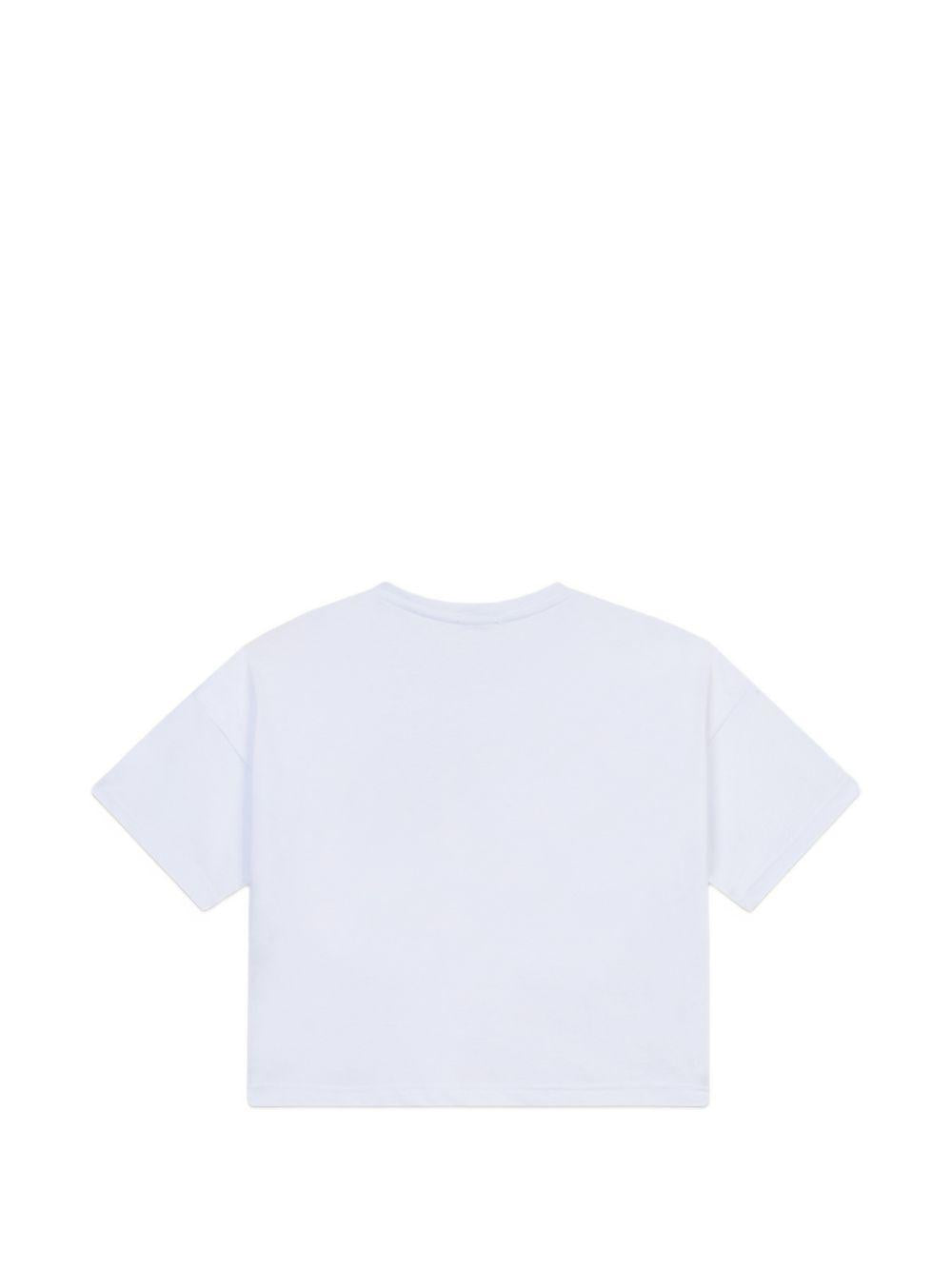 T-shirt bianca per bambina C1GJQC543J336 100P Gcds Kids 