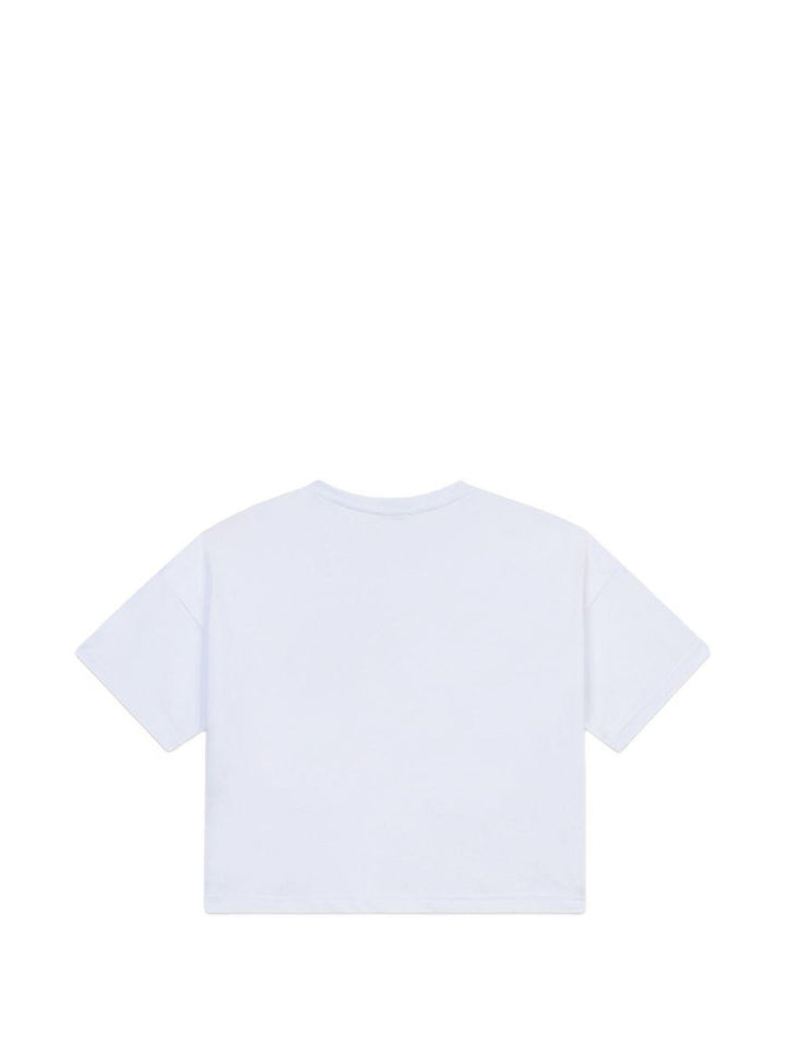 T-shirt bianca per bambina C1GJQC543J336 100P Gcds Kids 